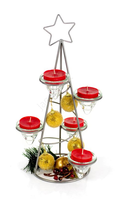 Christmas candlestic 4240a