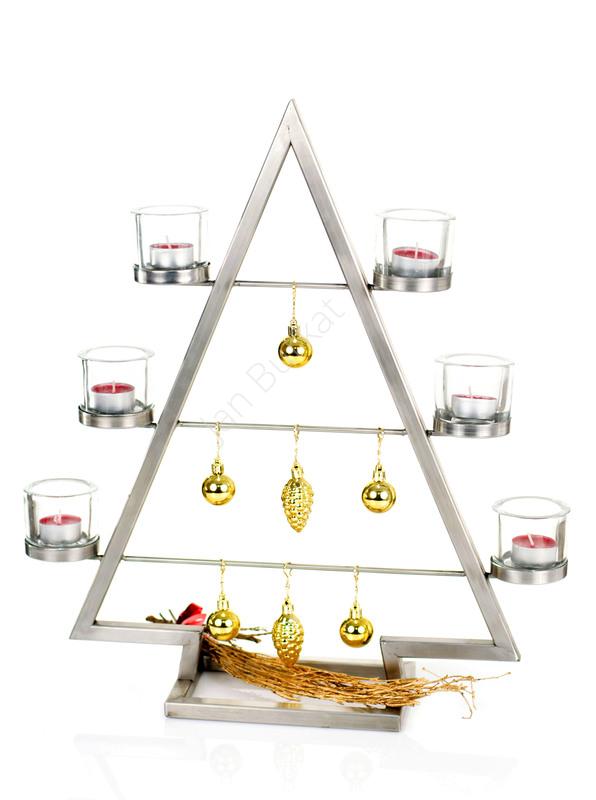 Christmas candlestic 6213