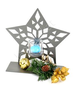 Christmas candlestic 6207