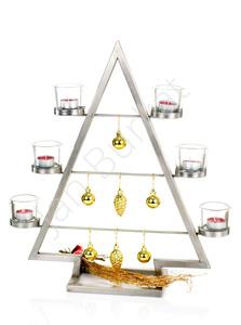 Christmas candlestic 6213