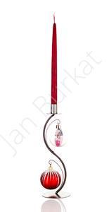 Christmas candlestic 6589