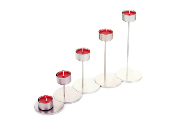  Tealight candlesticks