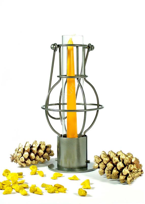 Metal hanging candlestick 1508
