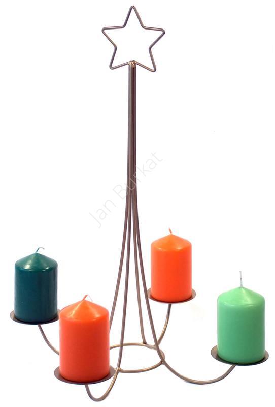 Metal hanging candlestick 4078