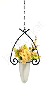 Metal hanging candlestick 2436