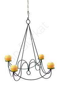 Metal hanging candlestick 6016