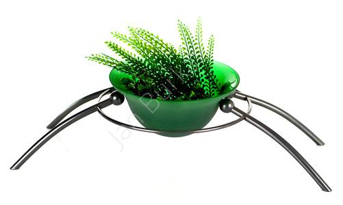 Metal decoration with glass 1348