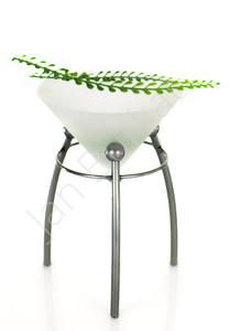 Metal decoration with glass 1350b