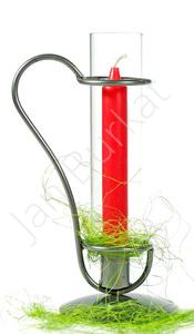 Metal decoration with glass 1637b