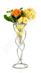 Metal decoration with glass 1753b