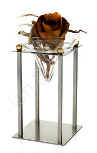 Metal decoration with glass 1884