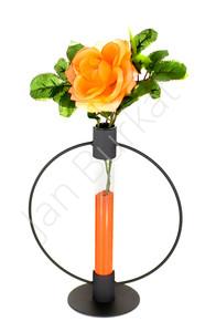 Metal decoration with glass 1897