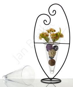 Metal decoration with glass 21-253