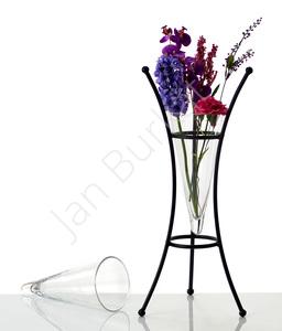 Metal decoration with glass 21-291