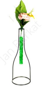Metal decoration with glass 2317