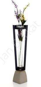 Metal decoration with glass 2825