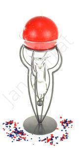 Metal decoration with glass 3070