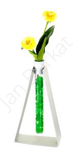 Metal decoration with glass 3125