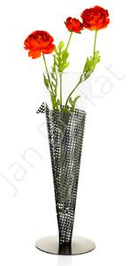 Metal decoration with glass 3363