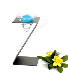 Metal decoration with glass 4209