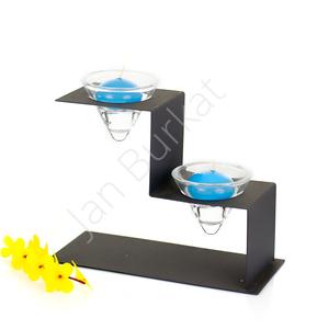 Metal decoration with glass 4210