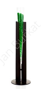 Metal decoration with glass 5732